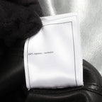 Chanel Leather Jacket CC Logo Button Metallic Cles the — view 5