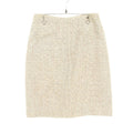 Chanel Skirt CC Logo Tweed