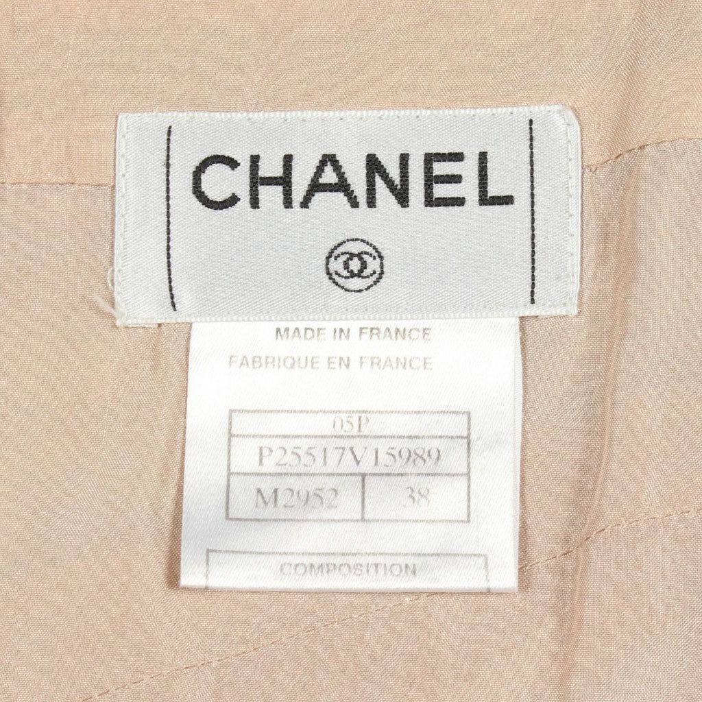 Chanel Skirt CC Logo Tweed — view 3
