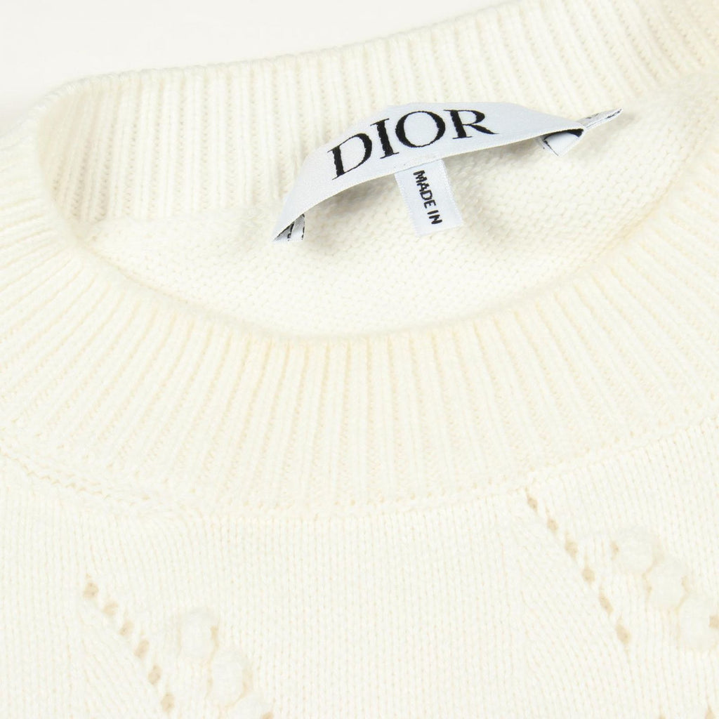 Dior Knit Marinier Logo Kids Cotton Sweater — view 6