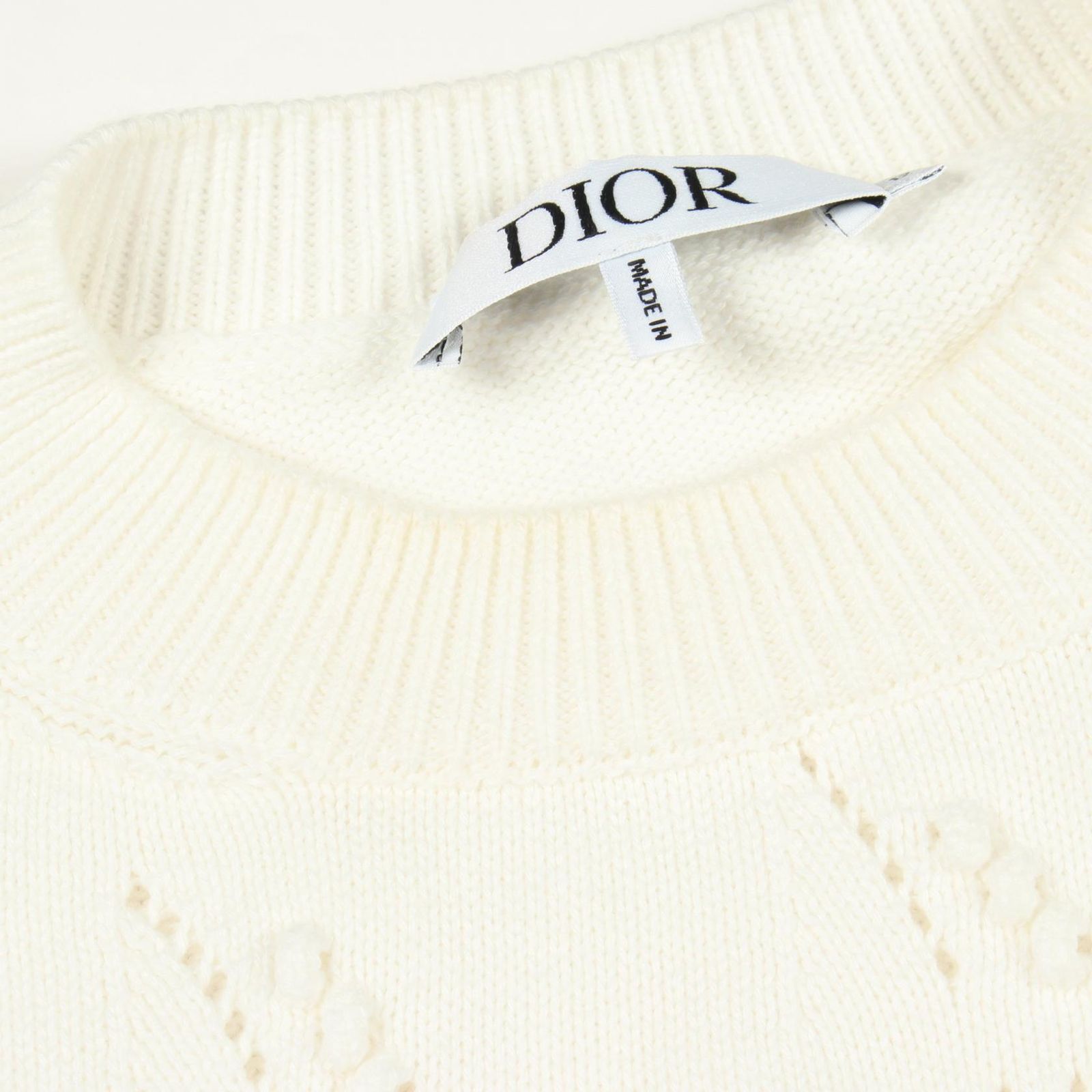 Dior Knit Marinier Logo Kids Cotton Sweater — view 6