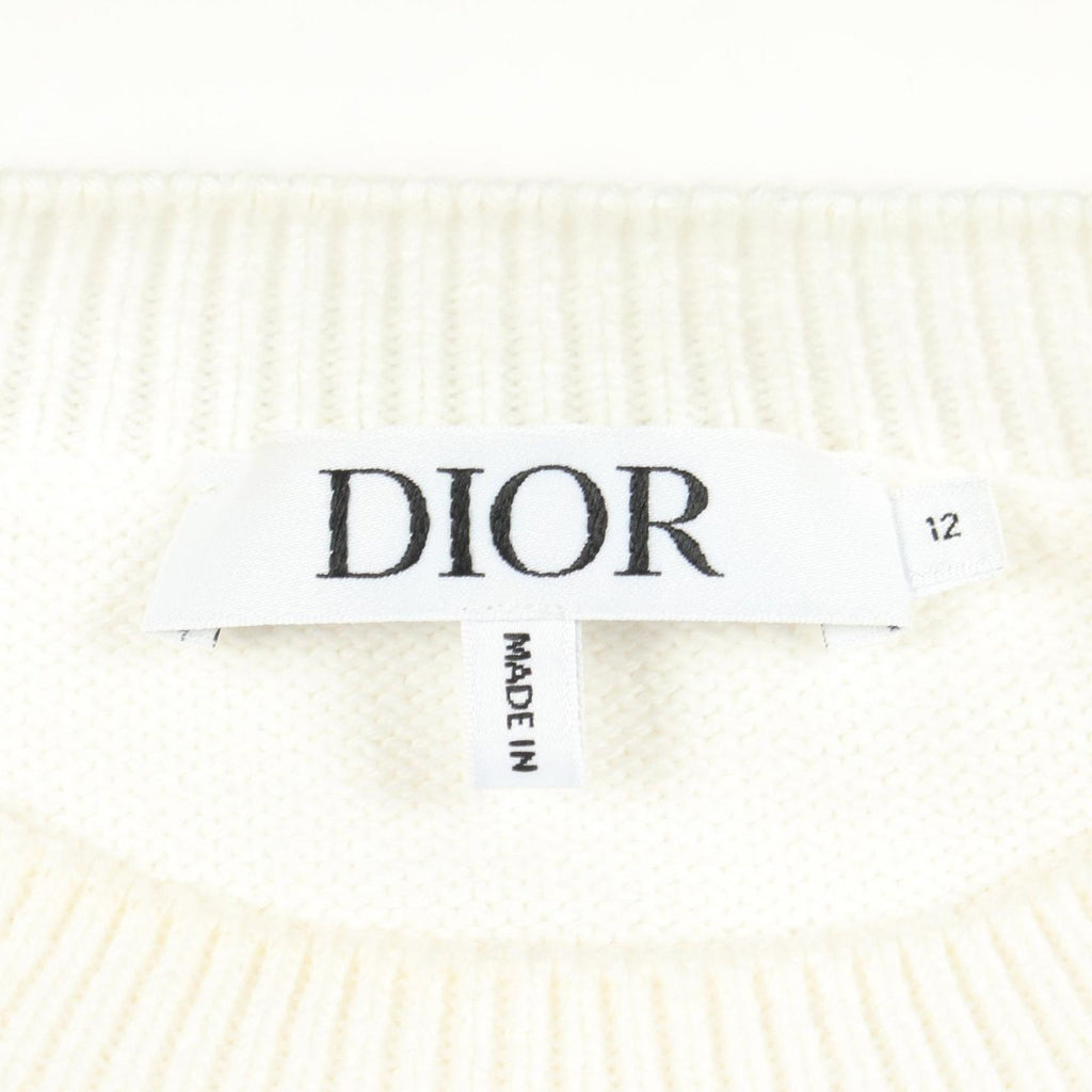 Dior Knit Marinier Logo Kids Cotton Sweater — view 3