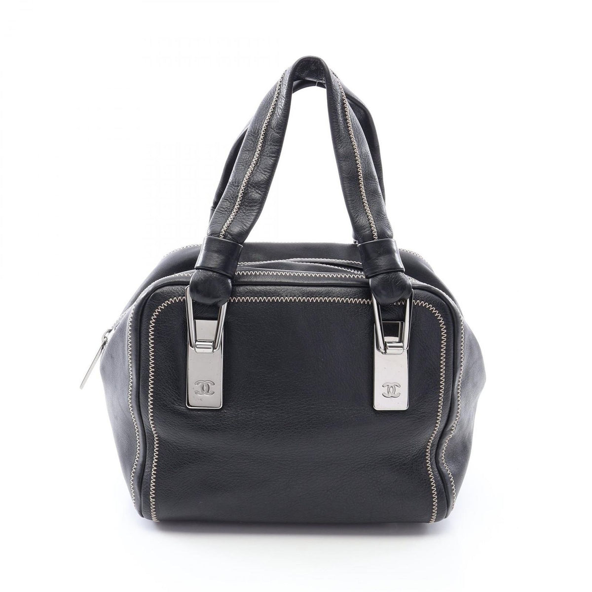 Chanel Handbag Black Lambskin Mini