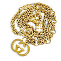 Gucci Vintage Interlocking G Chain Belt Gold 70