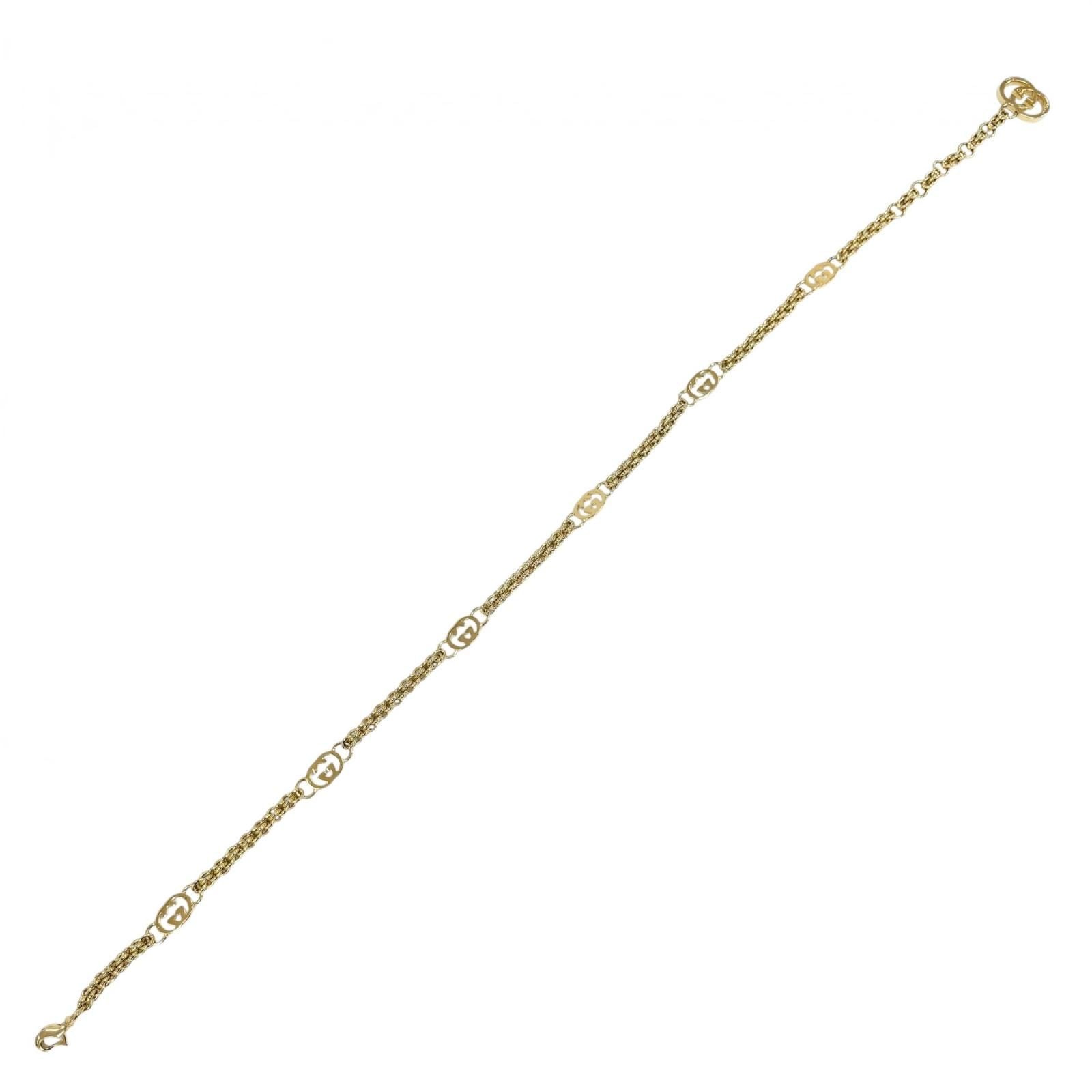 Gucci Vintage Interlocking G Chain Belt Gold 70 — view 4