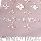 Louis Vuitton LV Essential Shine Wool Silk Blend Rose Scarf 170 34 — view 7