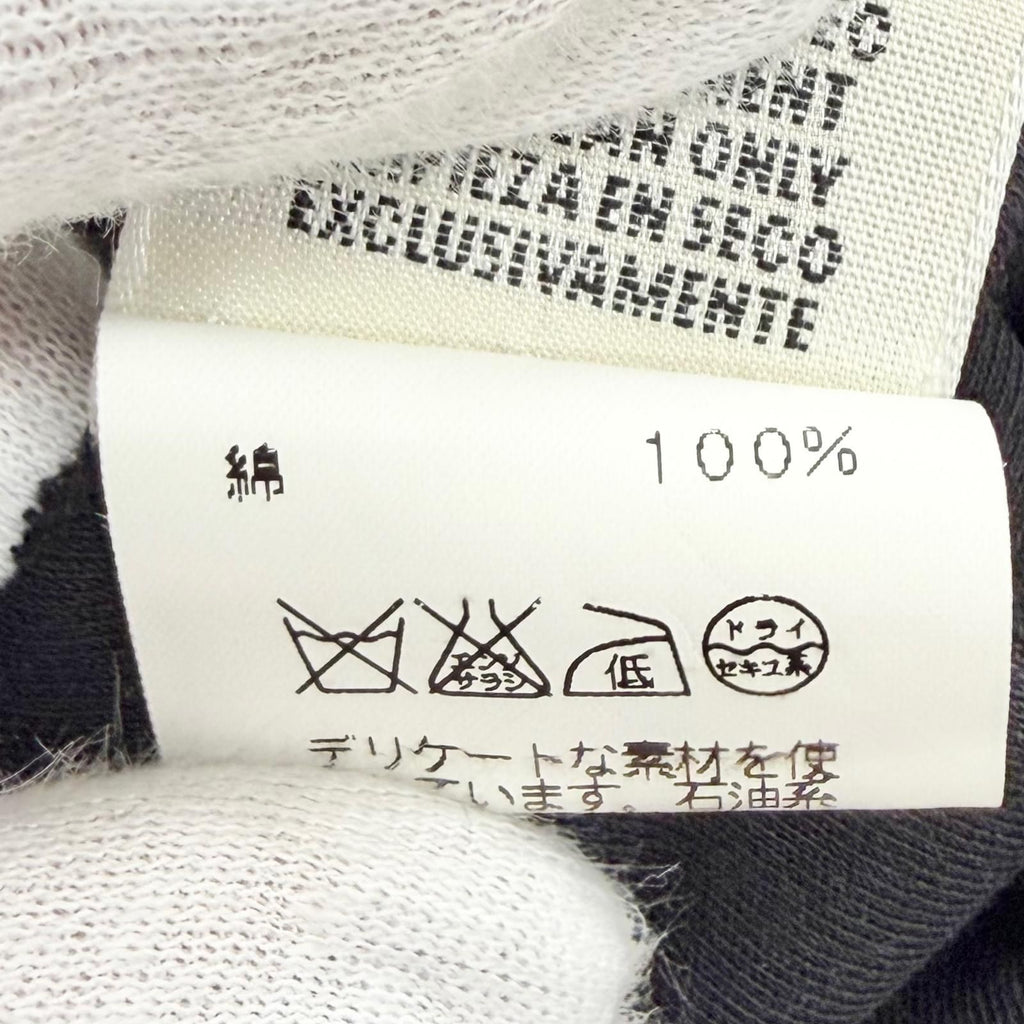 Hermes Cotton Martin Margiela Era Series Button Crew Neck Long Sleeve T-Shirt — view 8