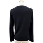 Hermes Cotton Martin Margiela Era Series Button Crew Neck Long Sleeve T-Shirt — view 4