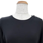 Hermes Cotton Martin Margiela Era Series Button Crew Neck Long Sleeve T-Shirt — view 2