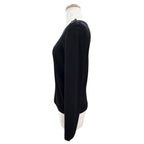 Hermes Cotton Martin Margiela Era Series Button Crew Neck Long Sleeve T-Shirt — view 3