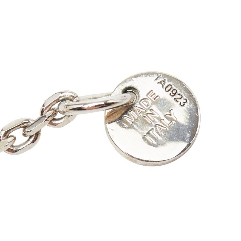 Fendi Logo Plate Necklace Metal — view 6