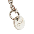 Fendi Logo Plate Necklace Metal — view 7