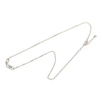 Fendi Logo Plate Necklace Metal — view 2