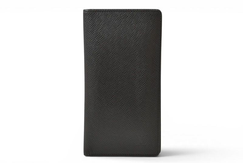 Louis Vuitton Bifold Wallet Billfold Taiga Porte 14 Cult Credit Ardoise
