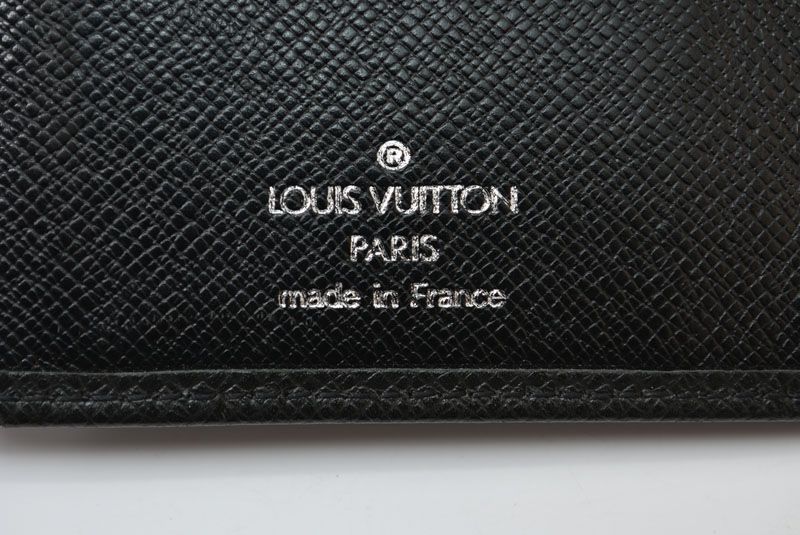 Louis Vuitton Bifold Wallet Billfold Taiga Porte 14 Cult Credit Ardoise — view 5