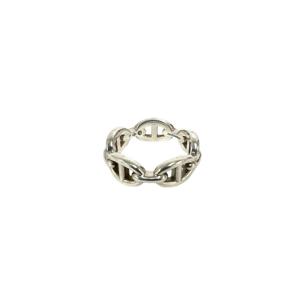 Hermes Chaine D'Ancre Enchainee Ring 925 Sterling Silver — view 6