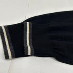 Hermes Black Cashmere 100 Zip Cardigan XL — view 8