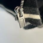 Hermes Black Cashmere 100 Zip Cardigan XL — view 6