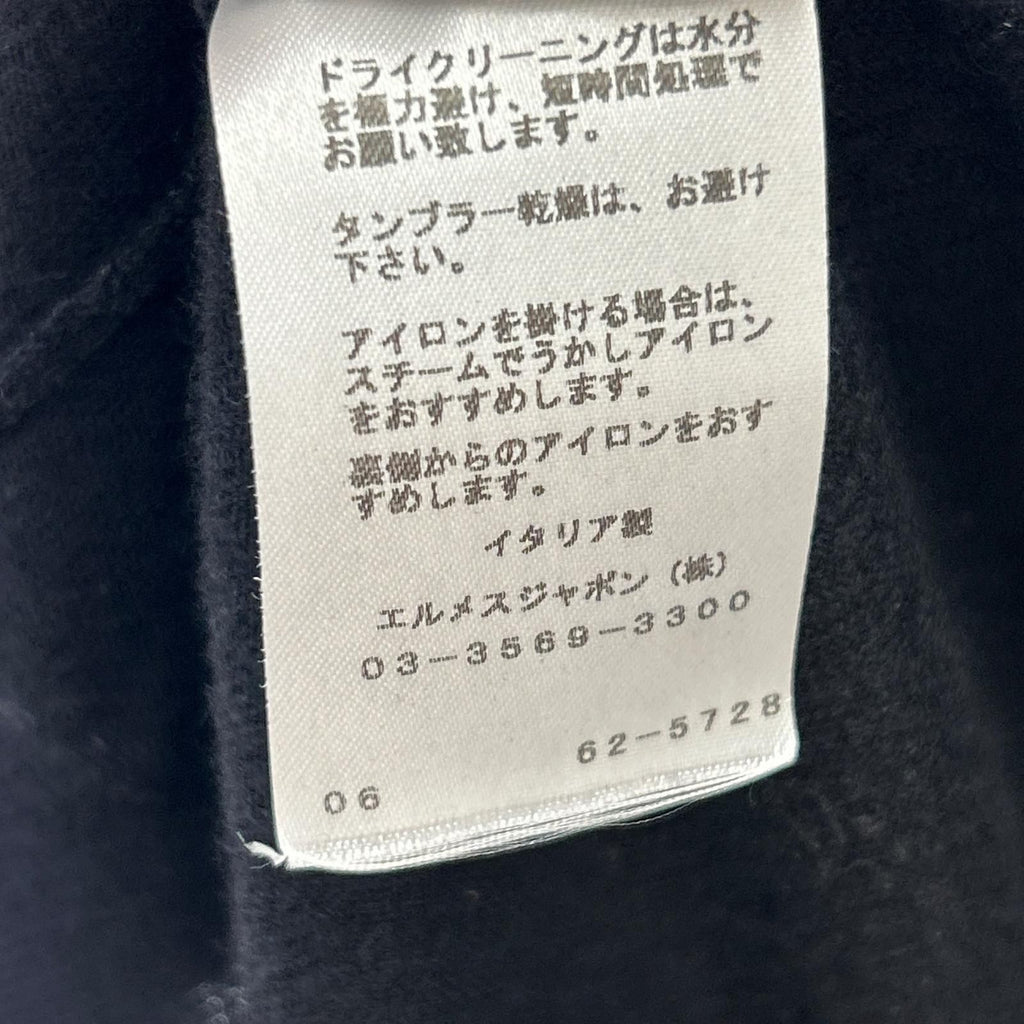 Hermes Black Cashmere 100 Zip Cardigan XL — view 5