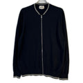 Hermes Black Cashmere 100 Zip Cardigan XL