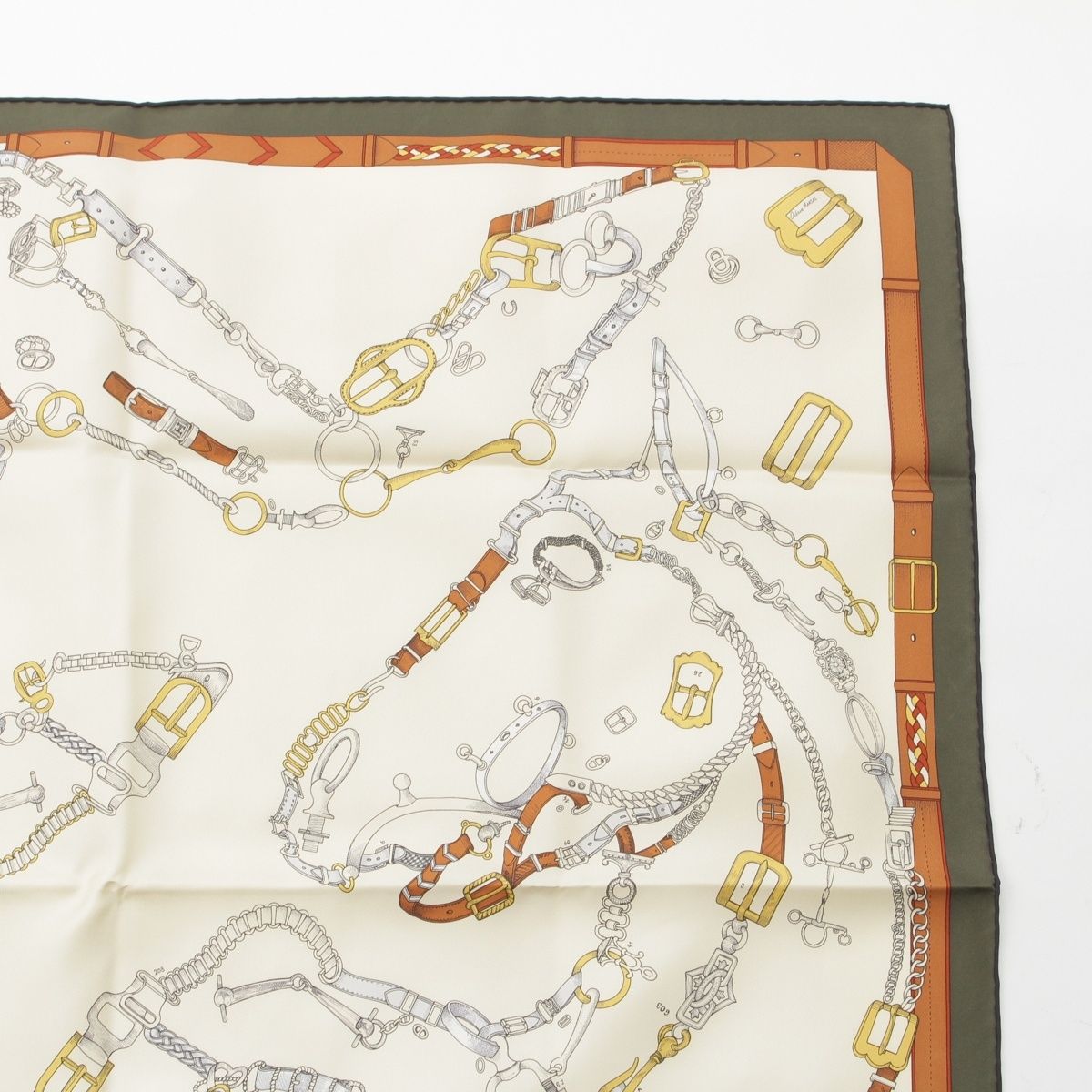 Hermes Carre 90 Chevaux Dechaines Silk Scarf Multicolor — view 3