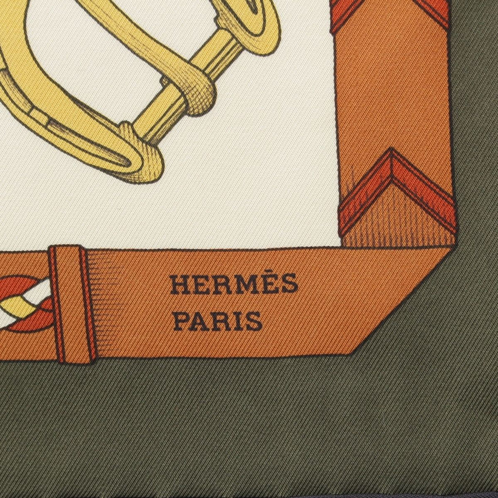 Hermes Carre 90 Chevaux Dechaines Silk Scarf Multicolor — view 7
