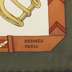 Hermes Carre 90 Chevaux Dechaines Silk Scarf Multicolor — view 7