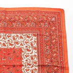 Hermes Carre 90 Silk Chasse en Inde Indian Hunting Scarf Orange 90 — view 3