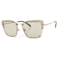 Chanel Pearl Sunglasses Eyewear 57 16 Brown