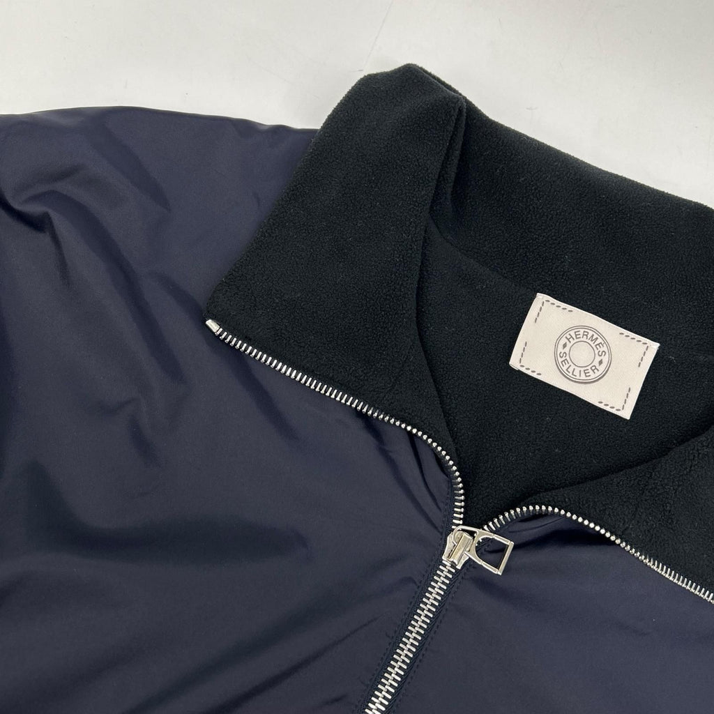 Hermes Lined Fleece Zip Up XL Jacket — view 7