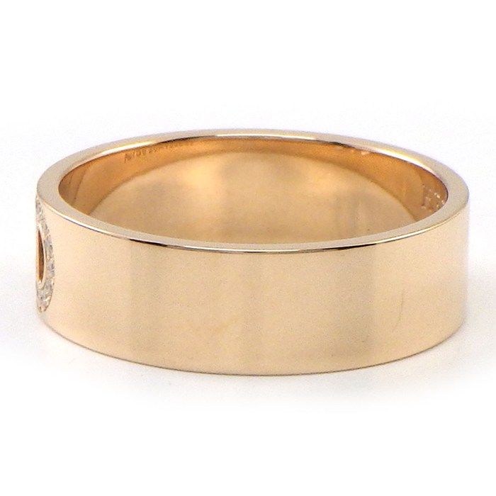 Hermes Ring D'Ancre PM Points Diamond Total 18K Pink Gold — view 2