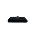 Gucci GG Pattern Logo Canvas Leather Bifold Wallet Card Case Coin Purse Black — view 6