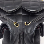 Chanel Shoulder Bag Quilted 23 Classic Small Onwards Black Lambskin — view 8