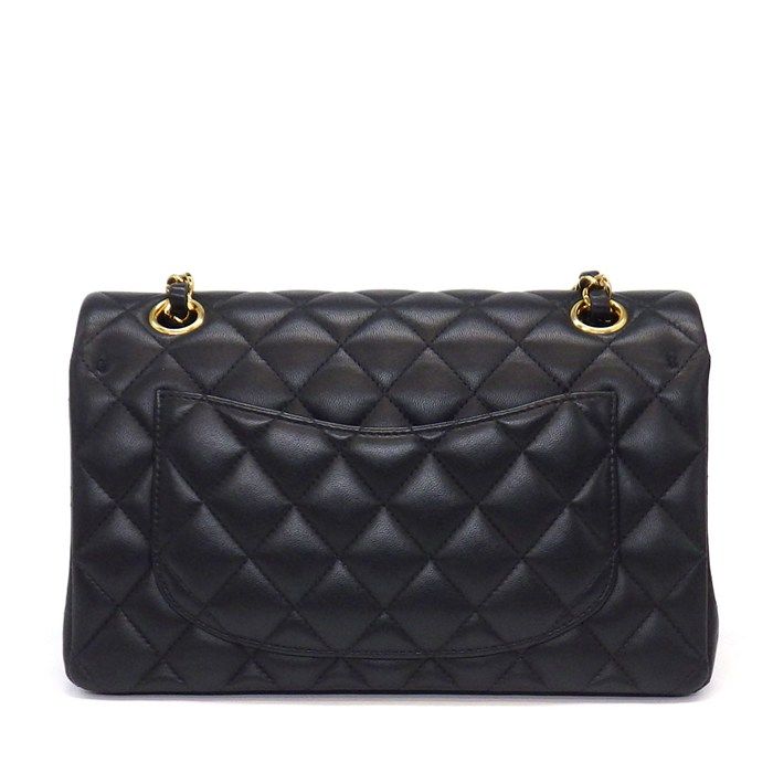 Chanel Shoulder Bag Quilted 23 Classic Small Onwards Black Lambskin — view 2
