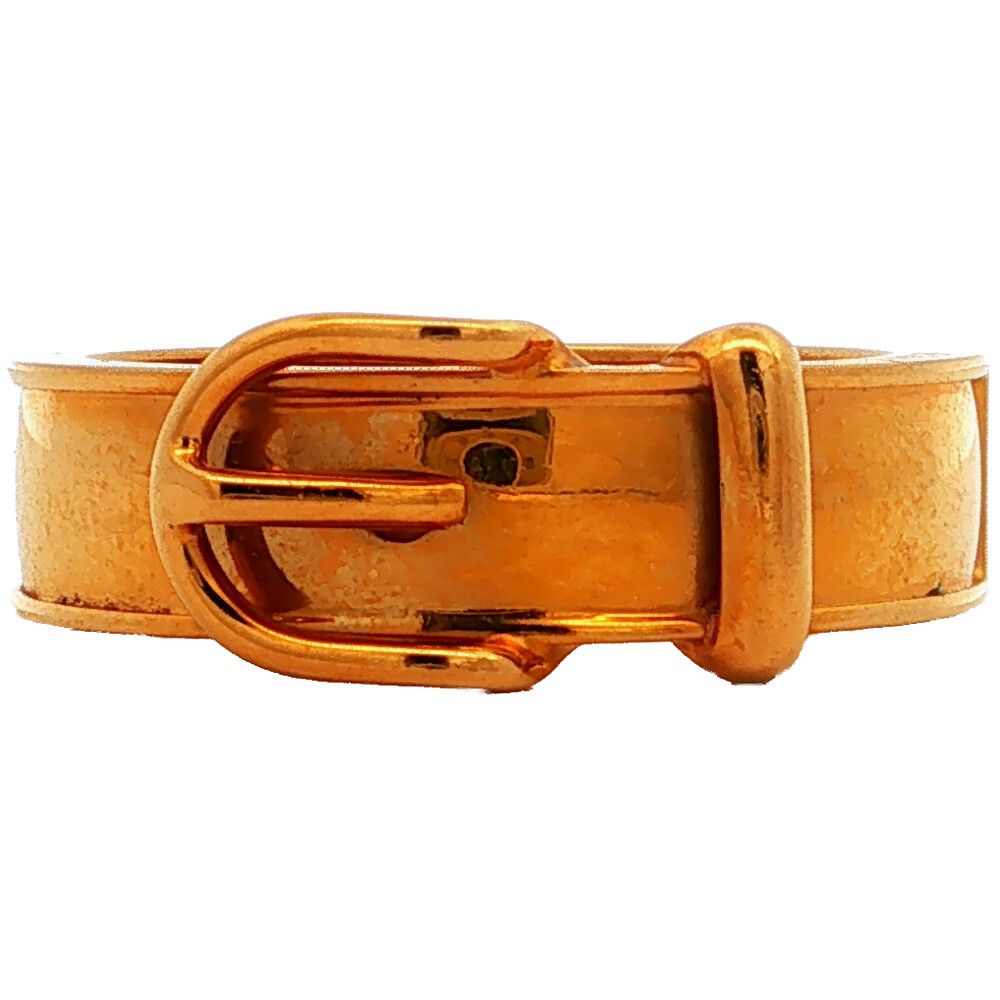 Hermes Ceinture Belt Scarf Ring 20.5 60.5 Gold