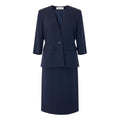Dior Set Skirt Suit Color Jacket Tight 9 Navy