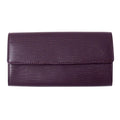 Louis Vuitton Wallet Epi Portefeuille Sarah Cassis Purple