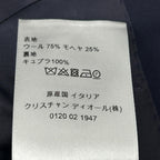 Dior Navy Arm Saddle Pocket Wool Mohair Tailored Jacket 48 — view 6