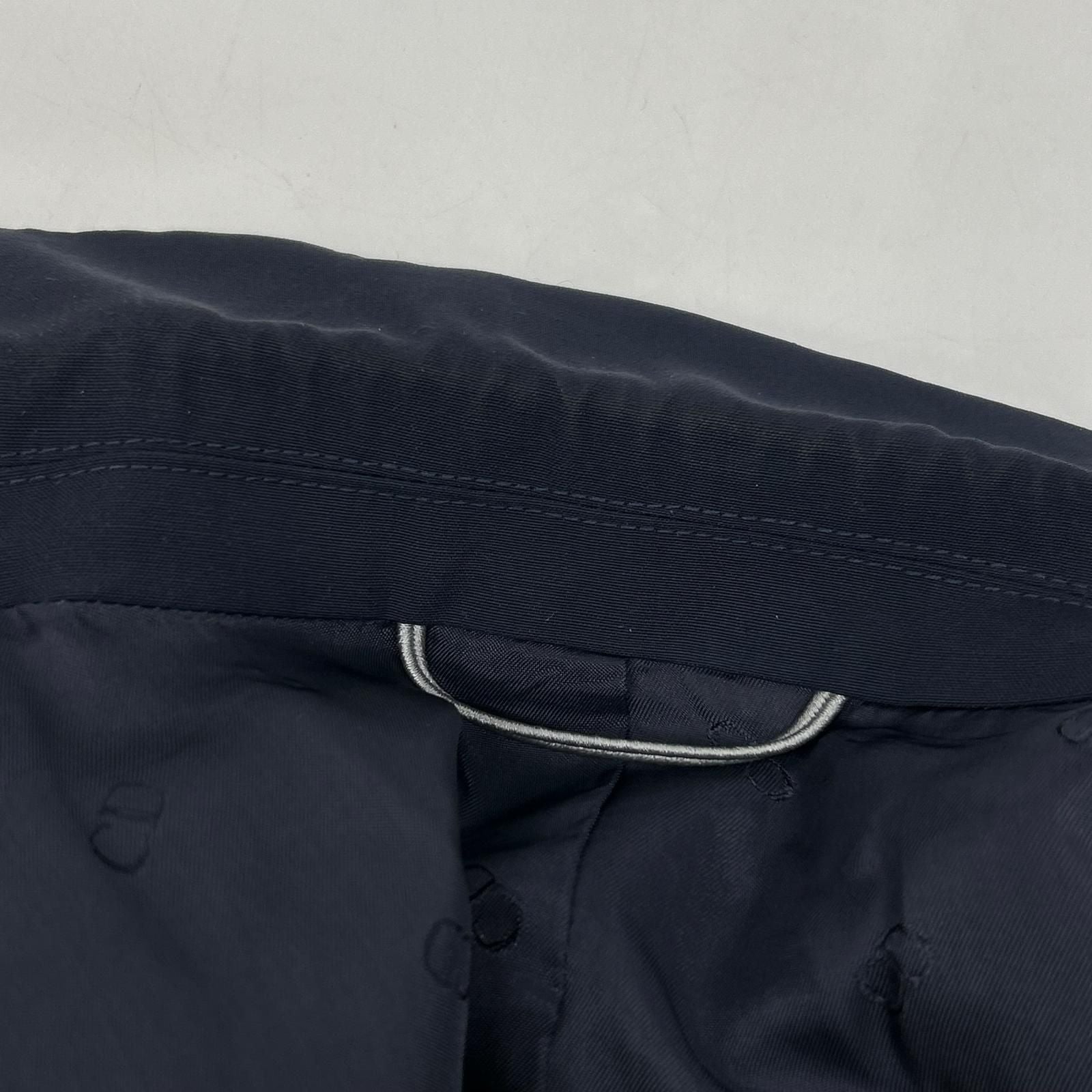 Dior Navy Arm Saddle Pocket Wool Mohair Tailored Jacket 48 — view 7