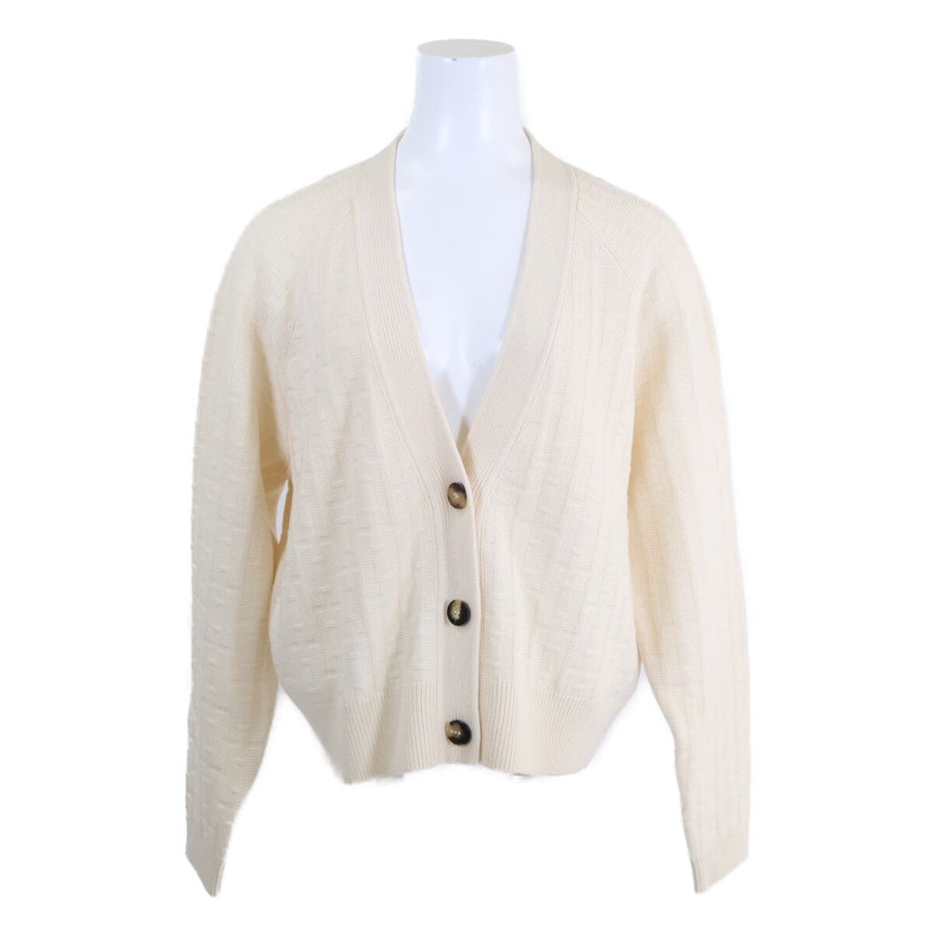 Hermes Series Button Jacquard Knit Cardigan 38