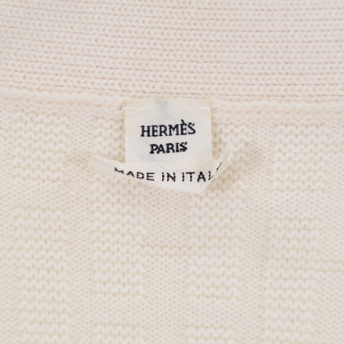 Hermes Series Button Jacquard Knit Cardigan 38 — view 5