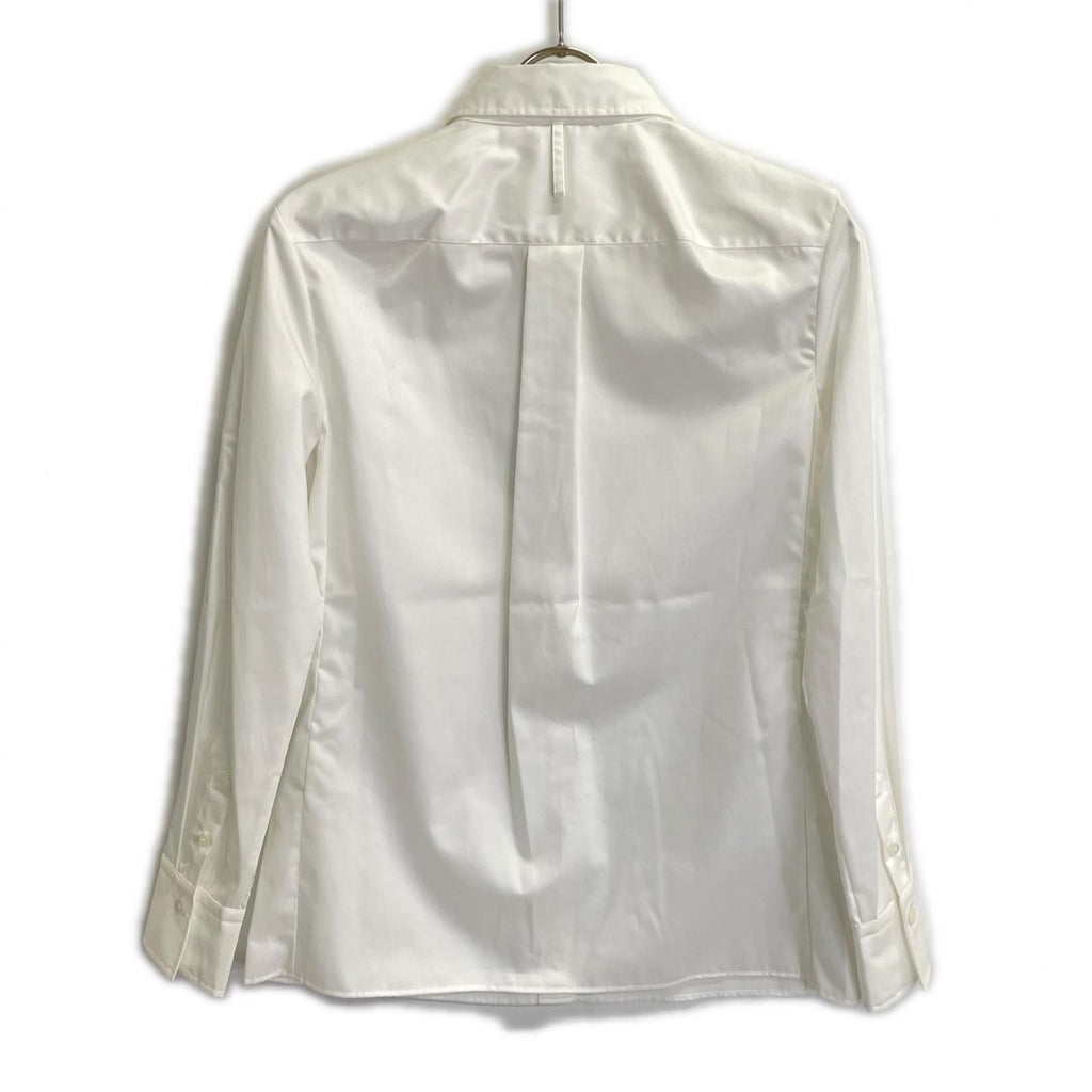 Hermes White Cotton Series Shell Button Shirt 34 — view 2