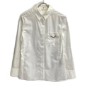 Hermes White Cotton Series Shell Button Shirt 34