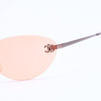 Chanel Sunglasses Eyewear CC Logo Orange Brown — view 7