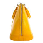 Louis Vuitton Alma PM Epi Handbag Citron Yellow Silver — view 4
