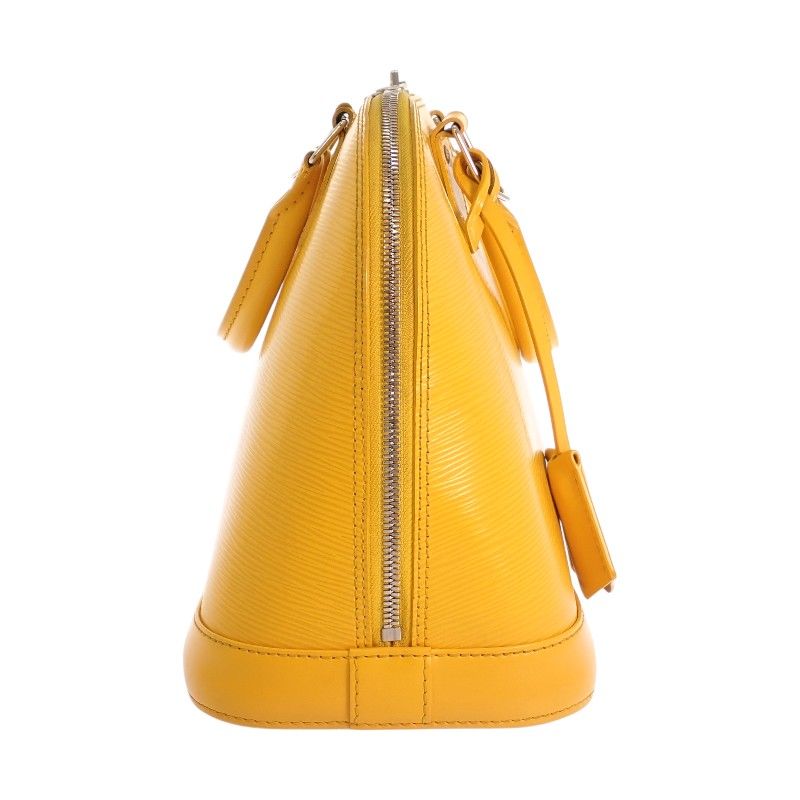 Louis Vuitton Alma PM Epi Handbag Citron Yellow Silver — view 5
