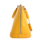 Louis Vuitton Alma PM Epi Handbag Citron Yellow Silver — view 5