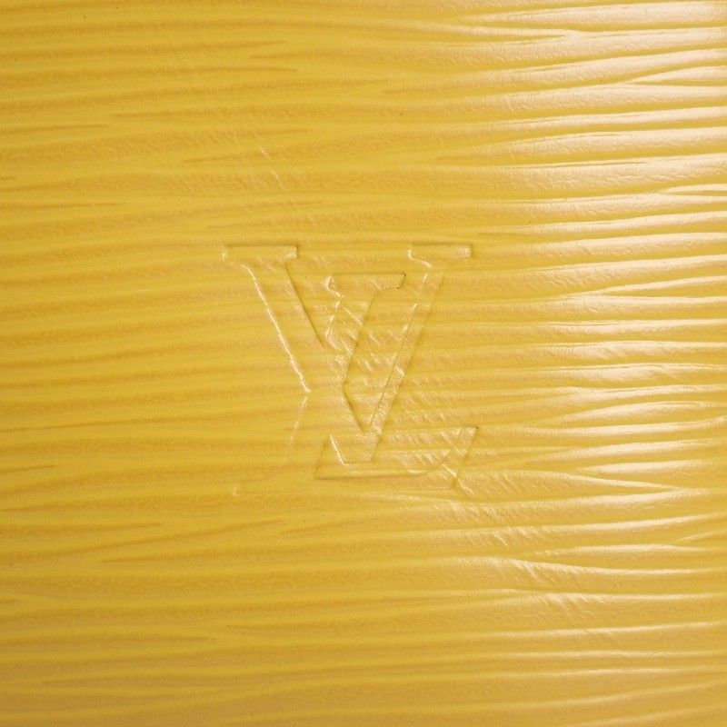 Louis Vuitton Alma PM Epi Handbag Citron Yellow Silver — view 7