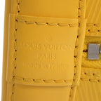 Louis Vuitton Alma PM Epi Handbag Citron Yellow Silver — view 8