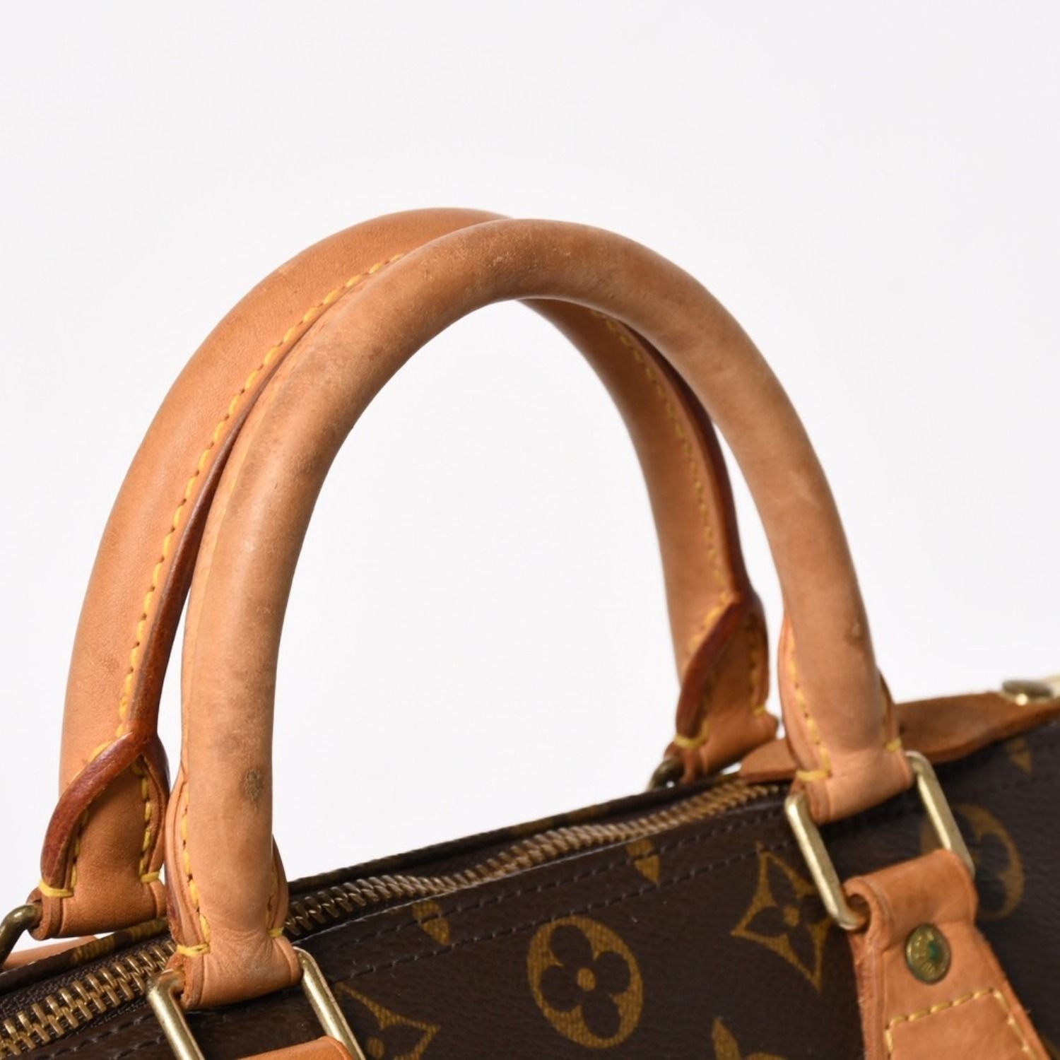 Louis Vuitton Speedy 30 Handbag Monogram Brown Gold — view 7